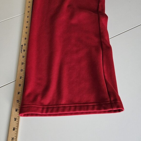 Fabletics Sweatpants Women 2X Red Pockets Fleece Inside FB5732 Active Athleisure - Picture 7 of 16